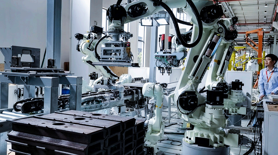 AI視覺引導履帶板裝配上料 | 某工程機械巨頭