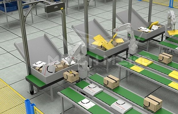 梅卡曼德 | AI+機器臂快遞供包，每小時1600件，可配合分揀機/AGV