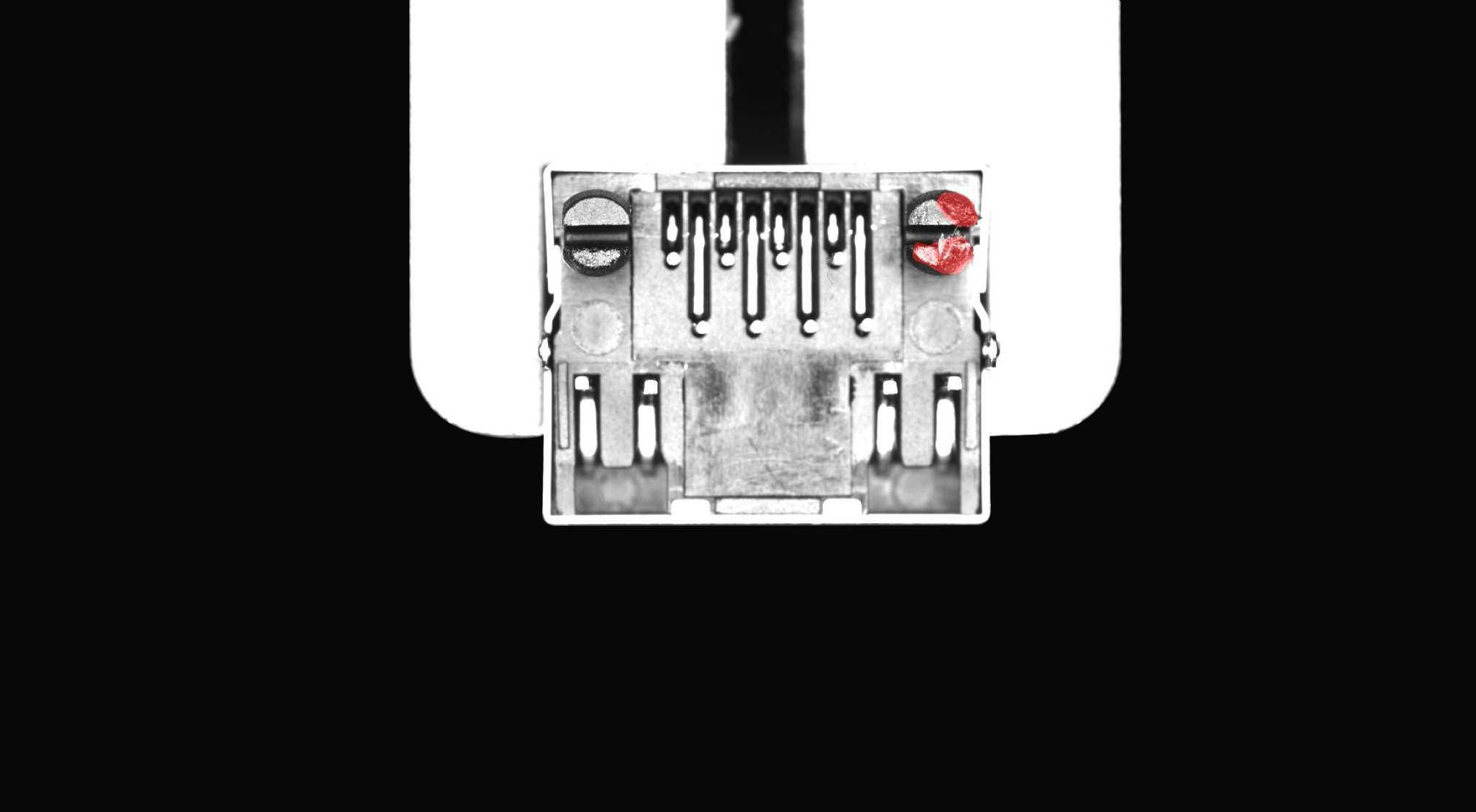 RJ45接插件缺陷檢測 | 國內某大型消費電子廠商