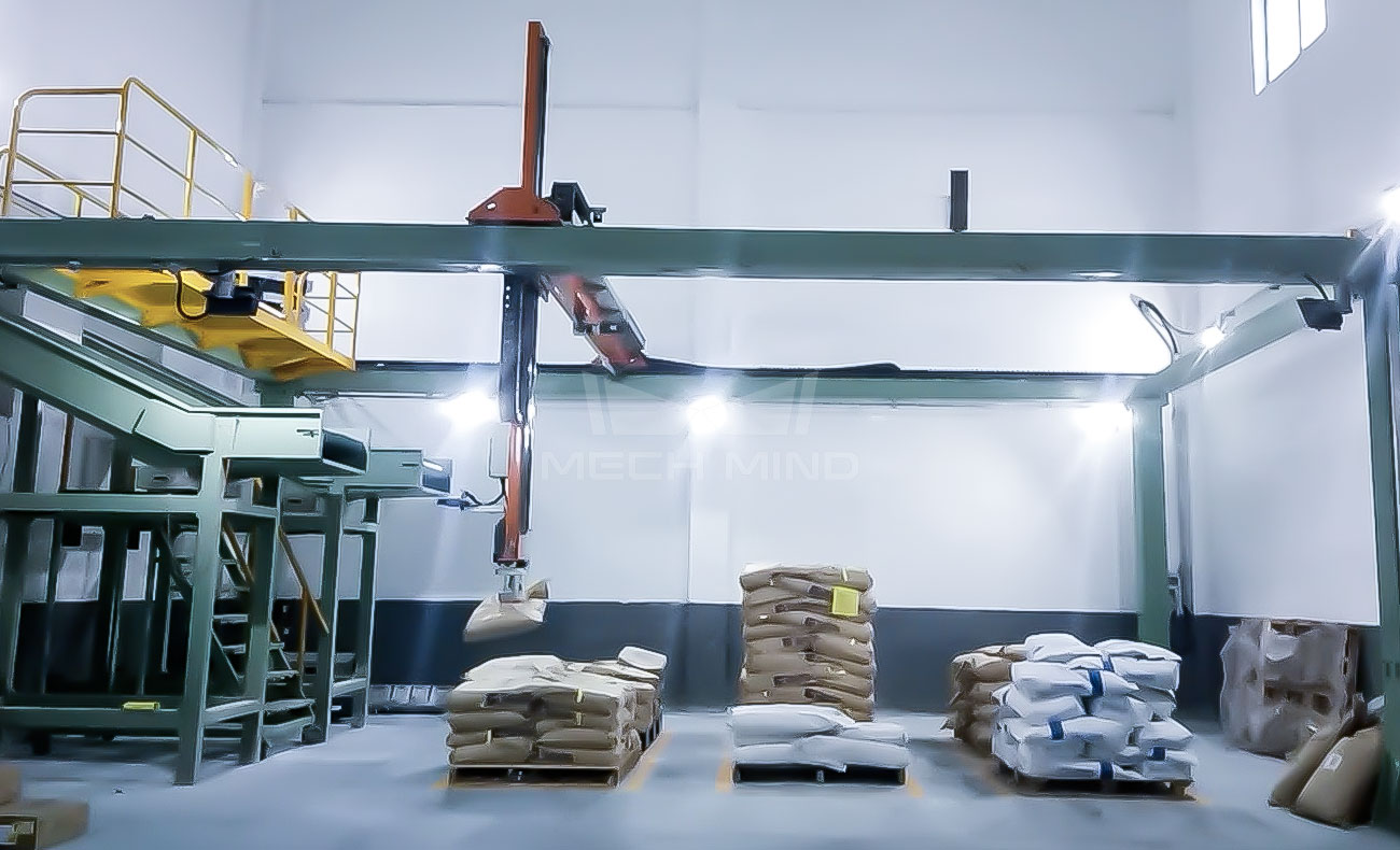 AI視覺引導麻袋拆垛 | 某大型鋼廠