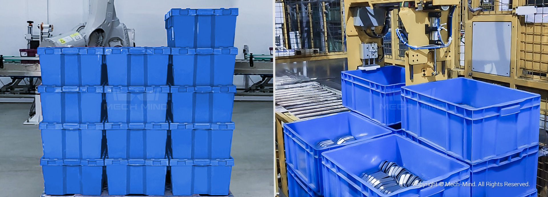 解決方案 | AI+3D視覺引導周轉箱/料箱拆垛，大幅提升物流效率