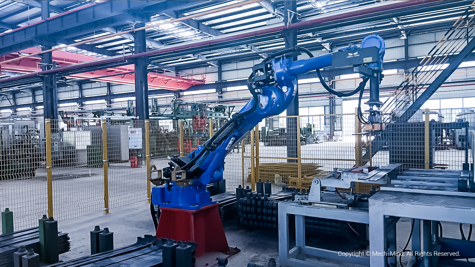 應用案例分享 | 3D視覺引導板簧熱處理上下料 應用案例分享 | 3D視覺引導板簧熱處理上下料